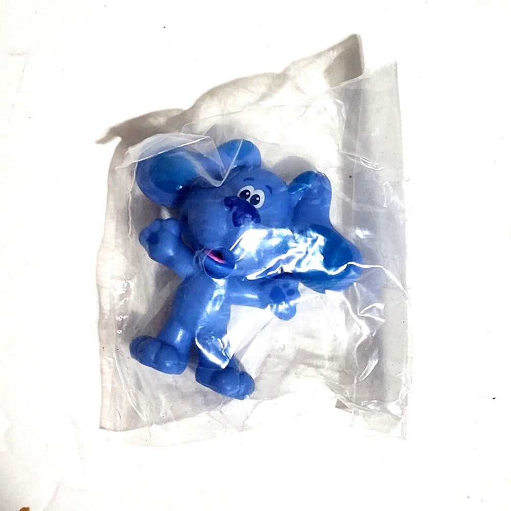 Viacom 2020 Blue's Clues & You Dog PVC Figure Cake Topper 2 inch Blue